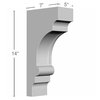 Ekena Millwork 5"W x 7"D x 14"H Diane Bracket BKT05X07X14DI